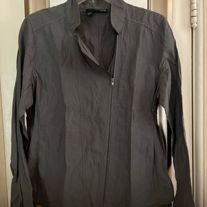 Lightweight zippered Eileen Fisher jacket